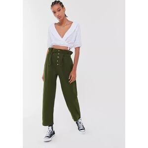 URBAN OUTFITTERS | Terra High Waist Paperbag Pants | S